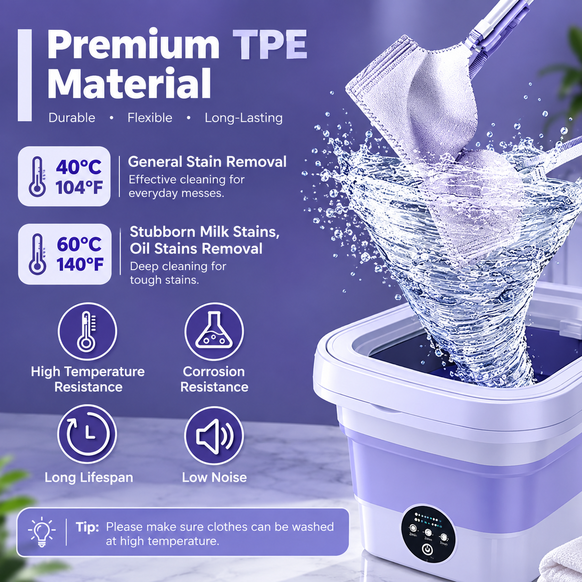 Portable Mini Washing Machine