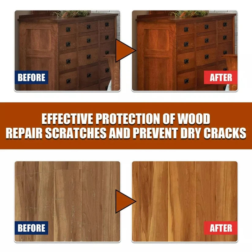 Scratch repair wax