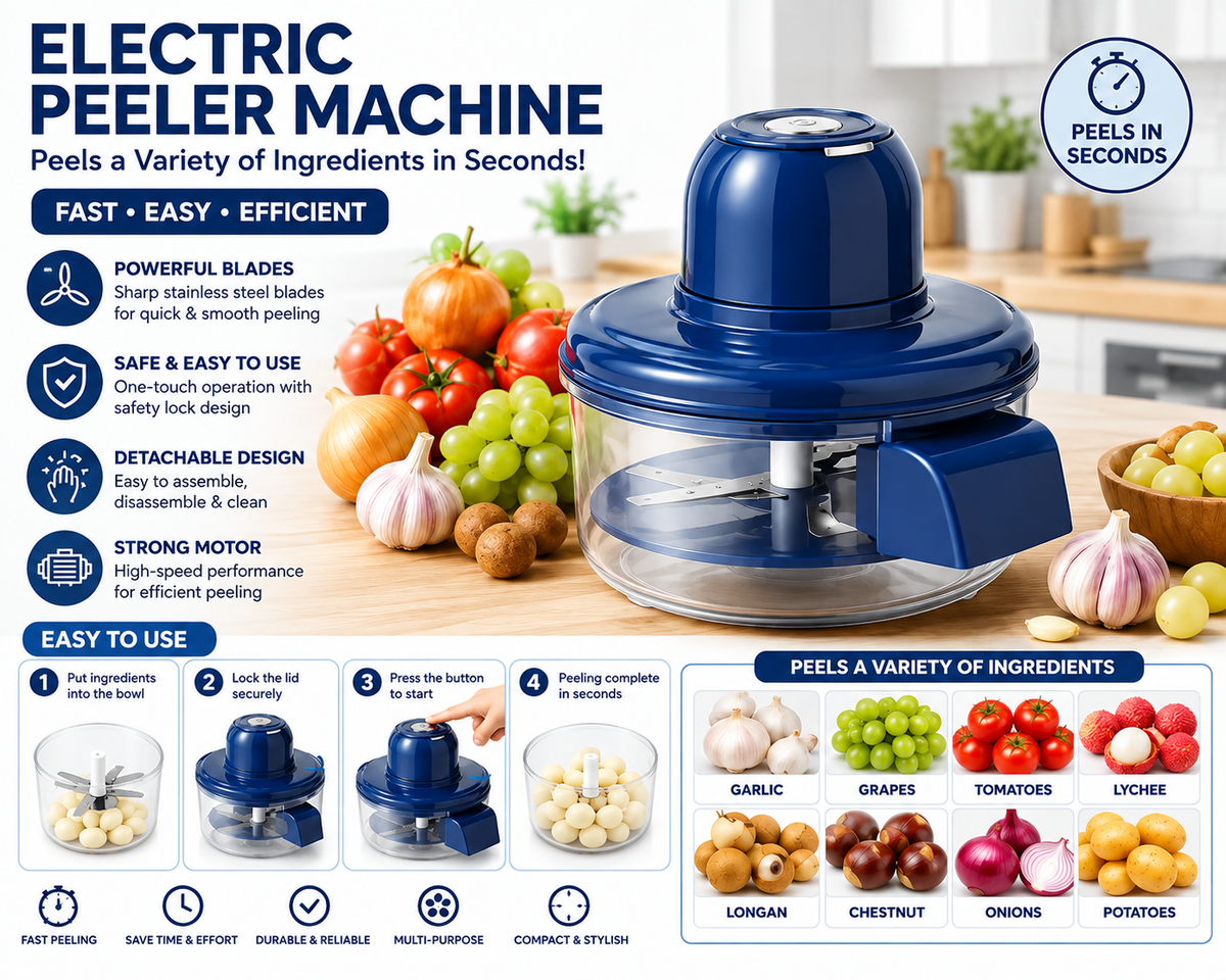 Rechargeable Peeler Machine