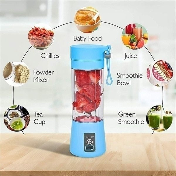 BlendGo™ 6-Blade Portable USB Juicer Blender