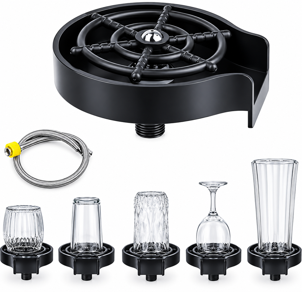 Glass Cup Washer Sink