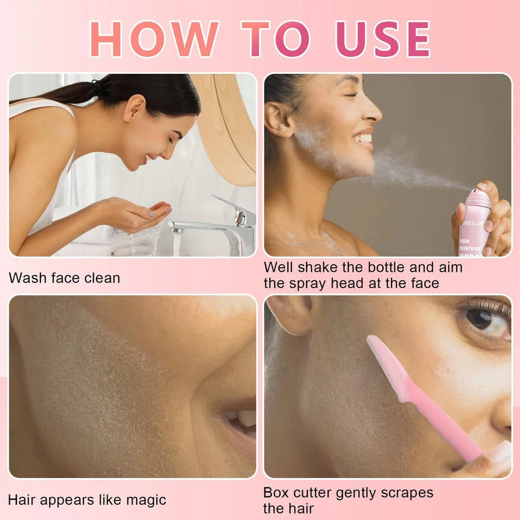 Hair Identifier Spray-4 Razors