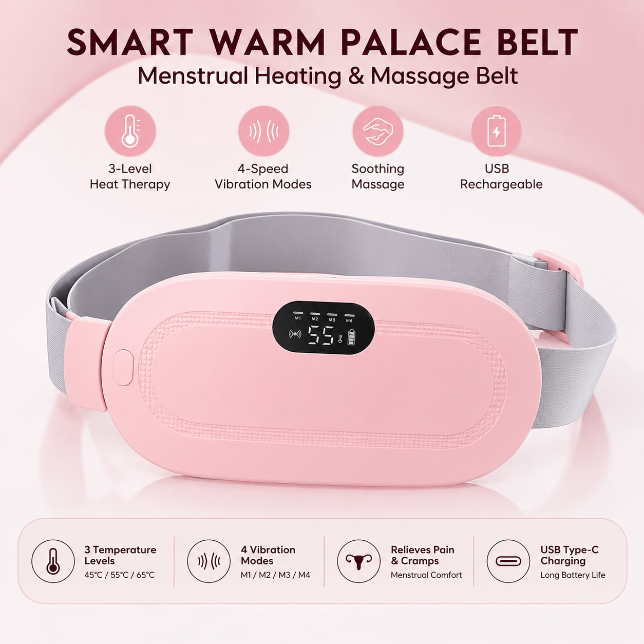 Smart Menstrual Relief Heating Belt