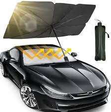 Premium Car Windshield Sun Shade Umbrella – Foldable UV Reflector & Heat Insulation Cover