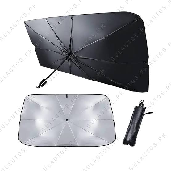 Premium Car Windshield Sun Shade Umbrella – Foldable UV Reflector & Heat Insulation Cover