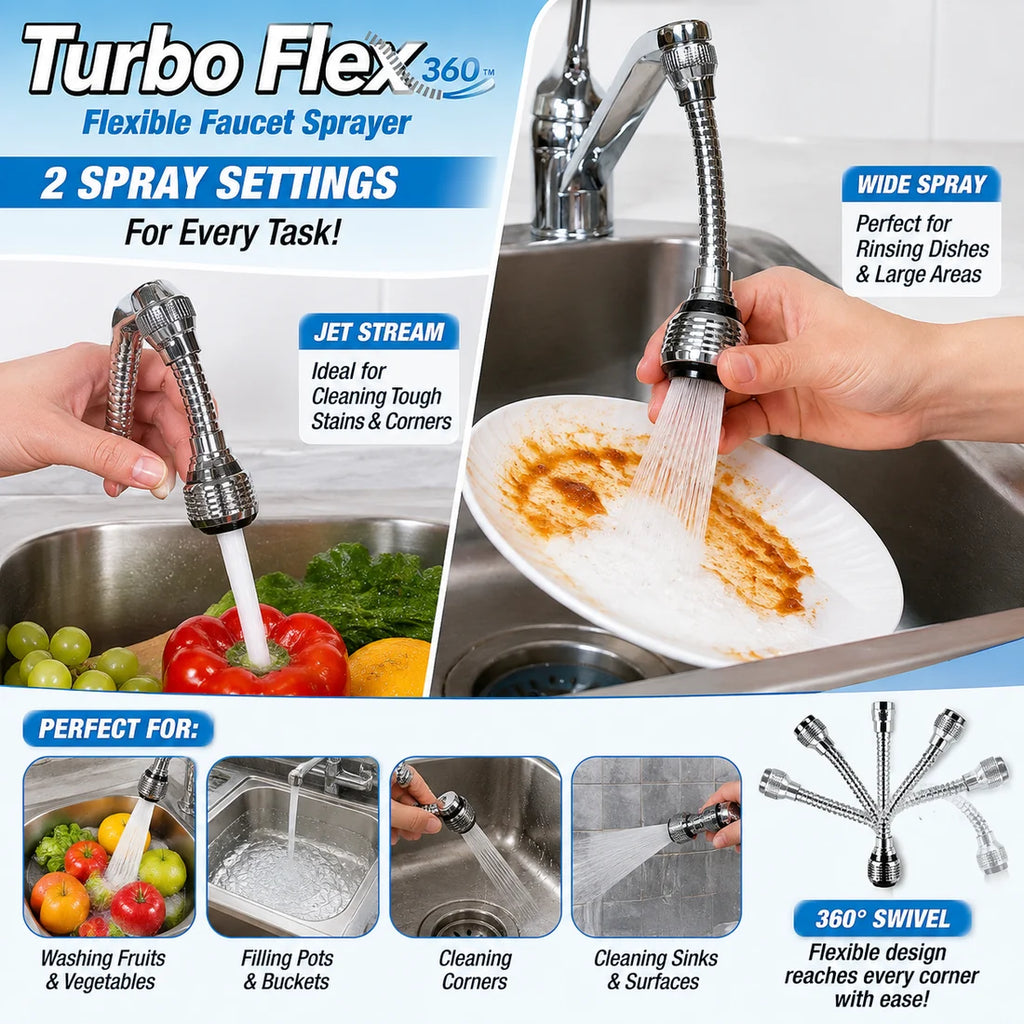 Flexible Turbo Faucet 360°