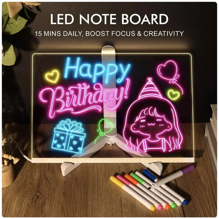 Colorful LED Writing Board