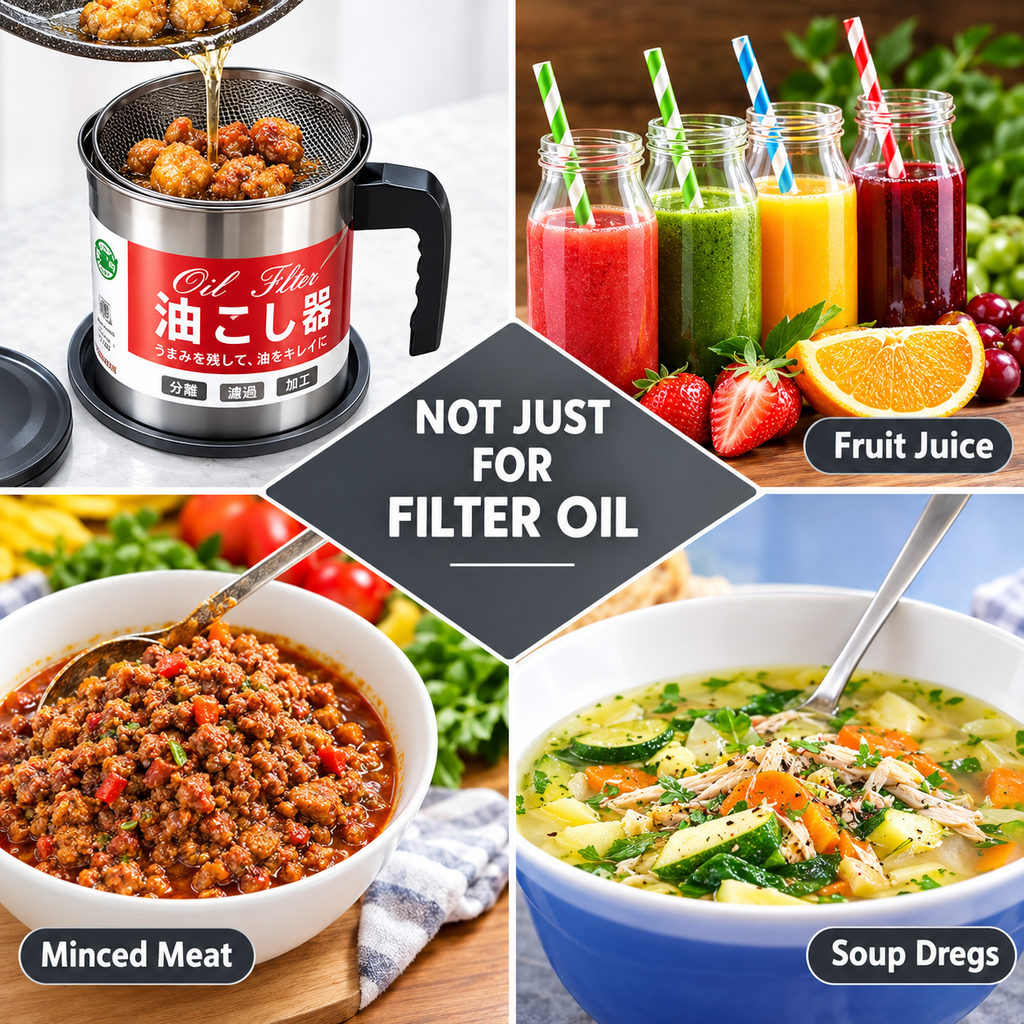 1.4L Stainless Steel Oil Pot