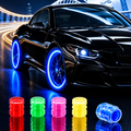 glow tyre valve caps