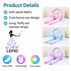 Cute Rabbit Earmuffs for Girls