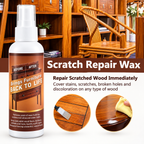 Scratch repair wax