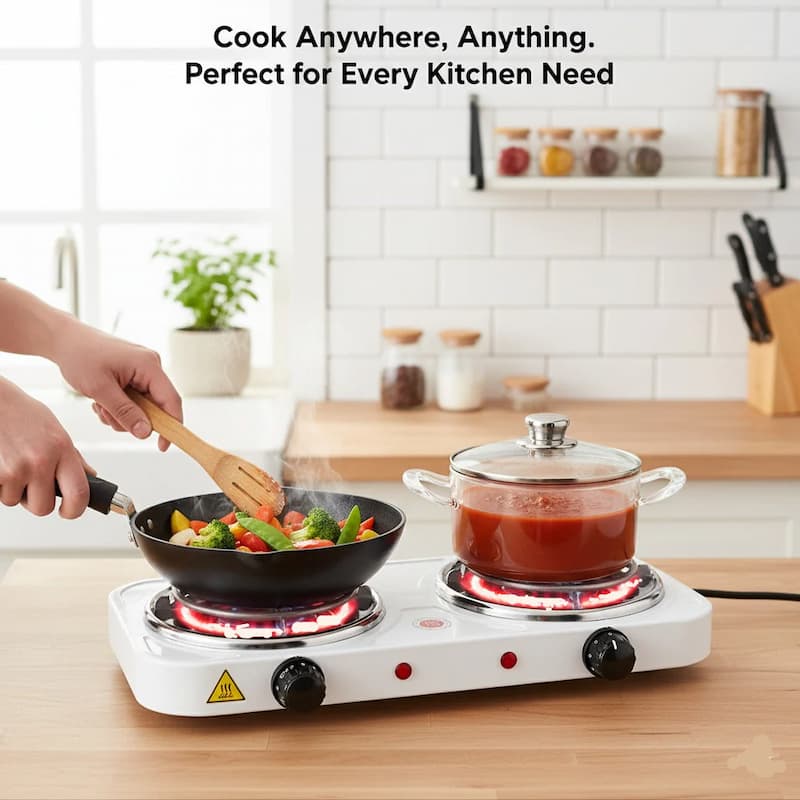 Electric 2-Plate Stove